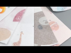 چاپ الگوی یکبار مصرف بیبی بیب یکبار استفاده از پارچه غیر بافندگی