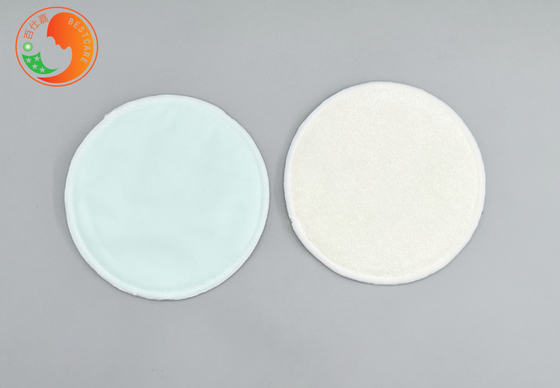 Round Shape Washable Breast Pads Nursery Customize Cotton Breast Pads