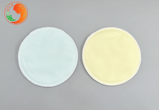 Round Shape Washable Breast Pads Nursery Customize Cotton Breast Pads