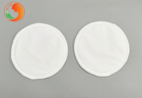 Non Sensitive Washable Breast Pads Natural Cotton Bamboo Reusable Breast Pads