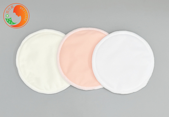 Non Sensitive Washable Breast Pads Natural Cotton Bamboo Reusable Breast Pads